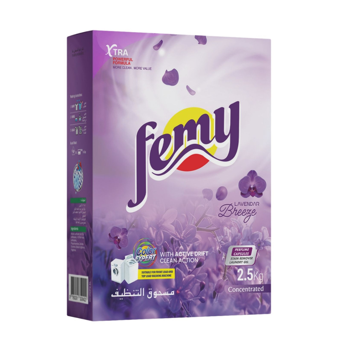 Femy Detergent Powder Lavender Breeze