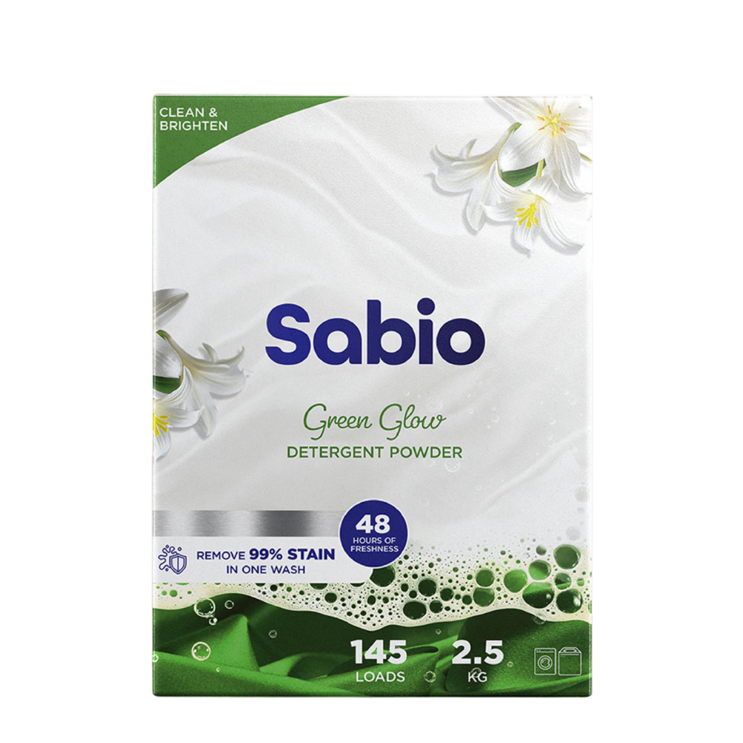 Sabio Detergent Powder Green Glow